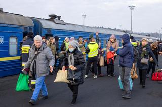 1,5 tys. uchodźców z Ukrainy przyjechało specjalnym pociągiem na Śląsk