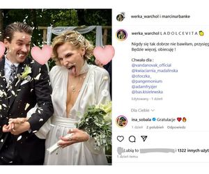 Weronika Warchoł i Marcin Urbanke wzięli ślub