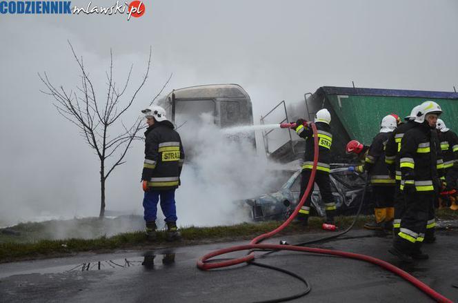 Śmiertelny wypadek pod Głużkiem, okolice Mławy