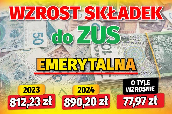 Wzrost składek do ZUS