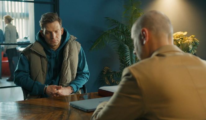 Barwy szczęścia, odcinek 3239. Łukasz (Michał Rolnicki), Kornel (Jakub Bohosiewicz)