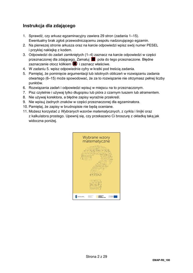 Matura 2025 matematyka rozszerzona: ODPOWIEDZI do wszystkich zadań, gotowe rozwiązania matury z matematyki rozszerzonej - Formuła 2015 [12.05.2025]	