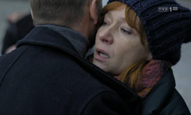 Komisarz Alex 16 odc. 197. Lucyna (Magdalena Walach), Piotr Górski (Krystian Wieczorek)	