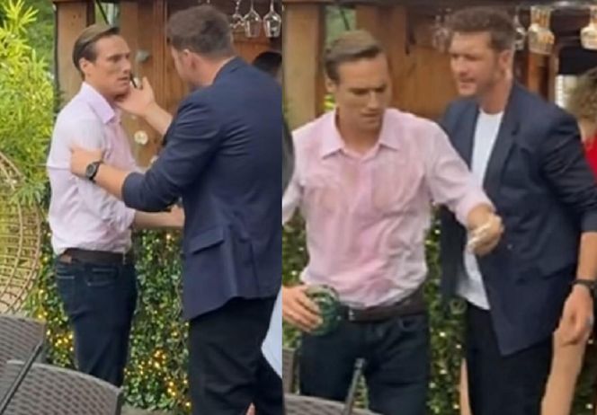 M jak miłość. Przepychanka Marcina z Olkiem po ślubie z Kamą! Tak się skończy starcie braci. Nigdy nie było tak źle  - ZDJĘCIA