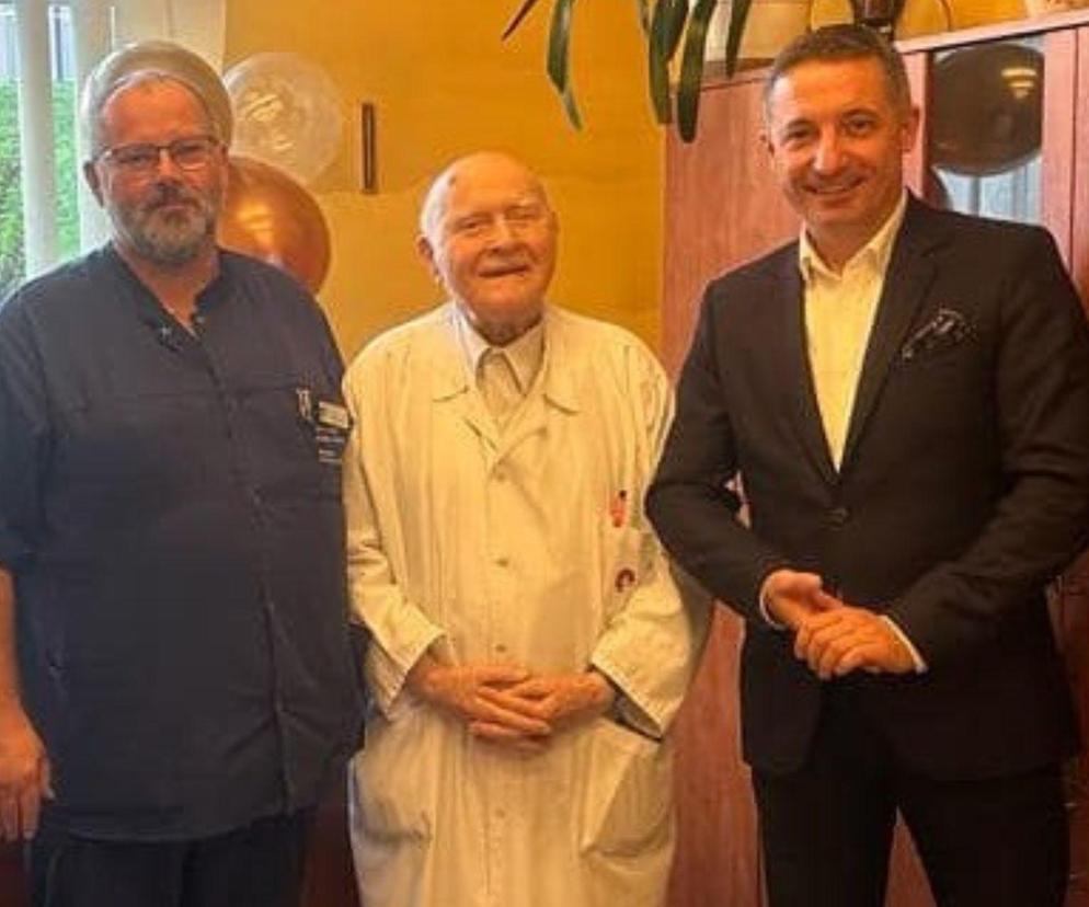 Lekarz z Rybnika i skończył 90 lat i nadal pracuje. Mnie leczył, jak byłam dzieckiem