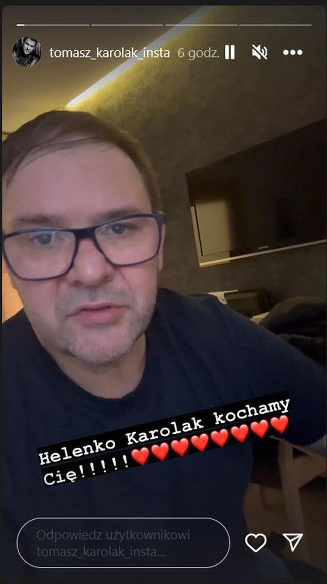  Tomasz Karolak prosi fanów o pomoc powstrzymując łzy. Leży w śpiączce