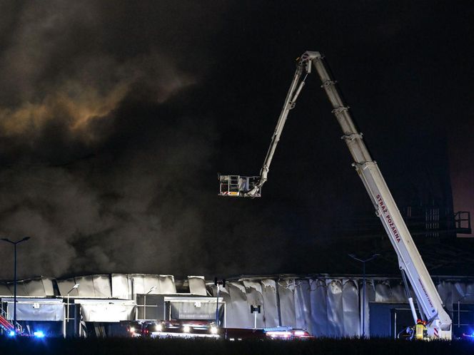 Pożar w przetwórni drobiu na Kaszubach