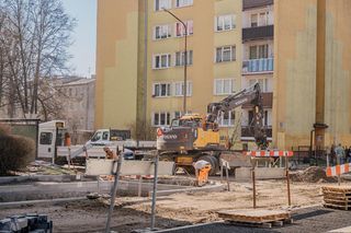 Remont ul. Długosz i Okrzei w Łodzi