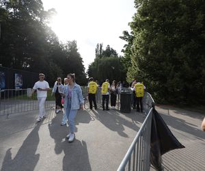 Koncert Justina Timberlake'a w Warszawie - fani pod PGE Narodowym