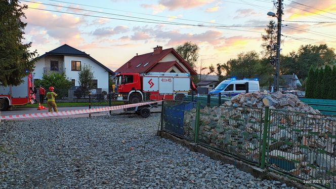 Tragiczny wypadek na budowie w Jadownikach