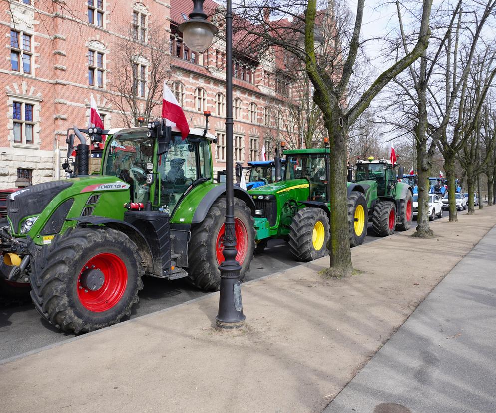 Protesty w Szczecinie. Rolnicy mówią nie Zielonemu Ładowi