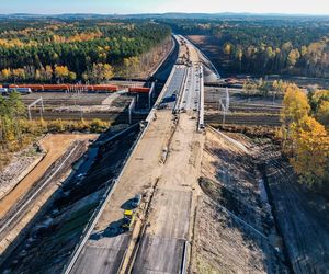 Tak wygląda obecnie budowa I części obwodnicy Zawiercia i Poręby. Ta część kończy się na węźle Kromołów