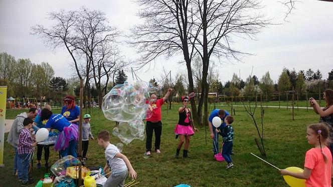 Sosnowiec: Niebieski piknik w Parku Polisensorycznym