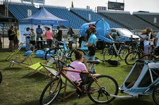 Rowerowa stolica Polski na stadionie 