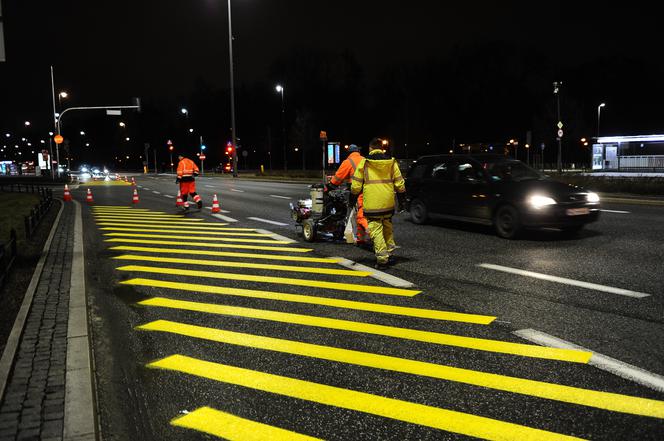 Ostatnie przygotowania do zamknięcia Trasy Łazienkowskiej