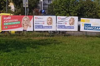 Banery wyborcze w Poznaniu