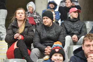 KS Apator Toruń - NowyHotel Falubaz Zielona Góra, zdjęcia kibiców z meczu sparingowego na Motoarenie