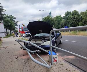 Wypadek na Al. Jana Pawła II w Lesznie