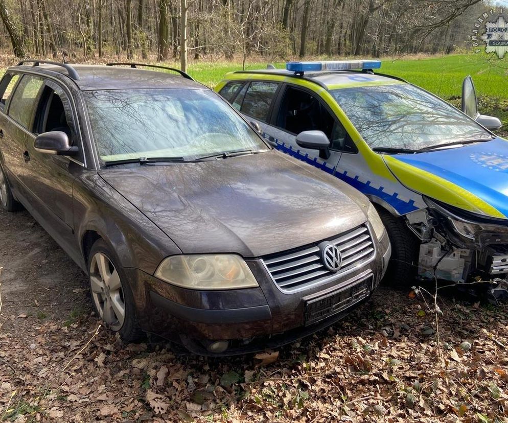 Strzały na odcinku A4! Pijany kierowca staranował radiowóz