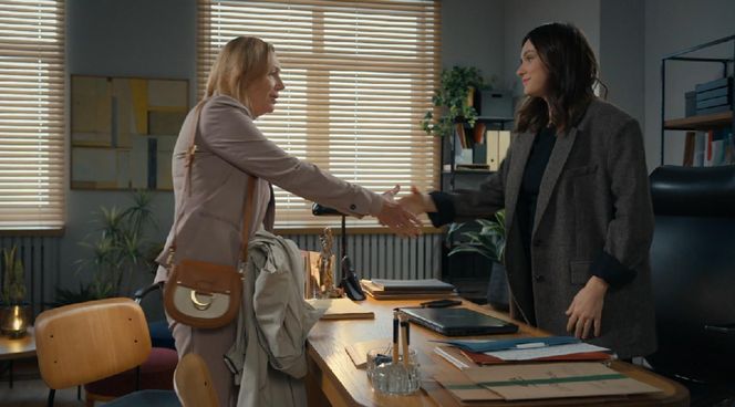 Barwy szczęścia, odcinek 3167. Wanda (Maja Barełkowska), Natalia (Maria Dejmek)