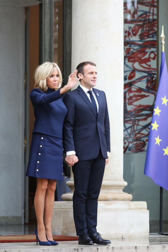 Emmanuel i Brigitte Macron  
