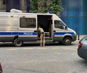 Alarm bombowy ul. Jasna