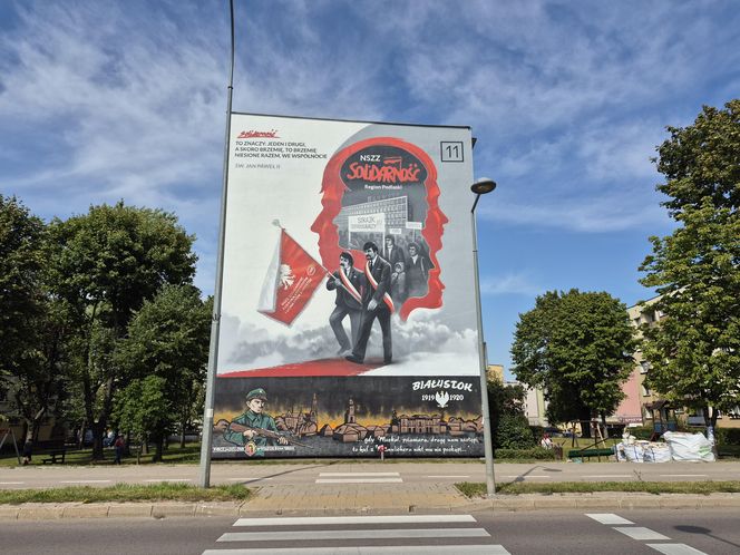 Mural "Solidarności" w Białymstoku