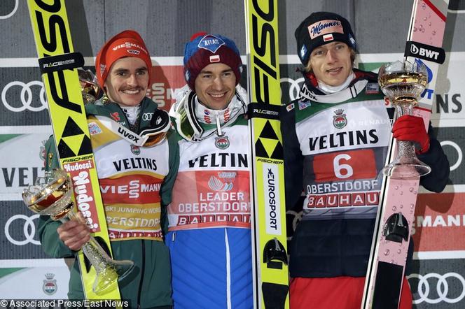 Kamil Stoch i Dawid Kubacki na podium w Oberstdorfie