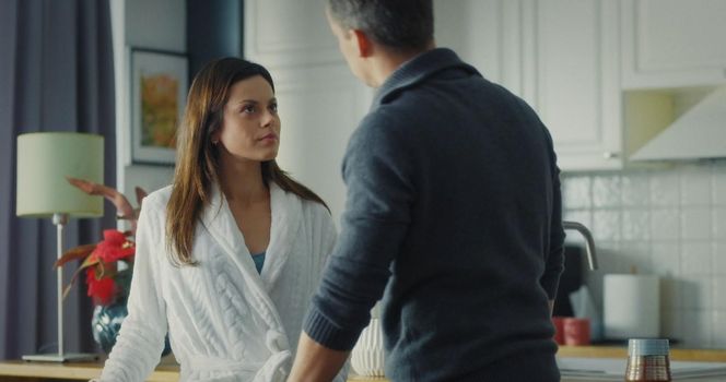 M jak miłość odc. 1853. Kasia (Paulina Lasota), Jakub Karski (Krzysztof Kwiatkowski)