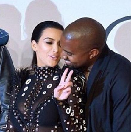 Kim Kardashian i Kanye West na gali CFDA