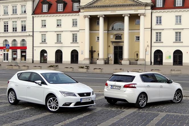 TEST - Seat Leon kontra Peugeot 308: hiszpański temperament porównany z francuskim stylem - ZDJĘCIA