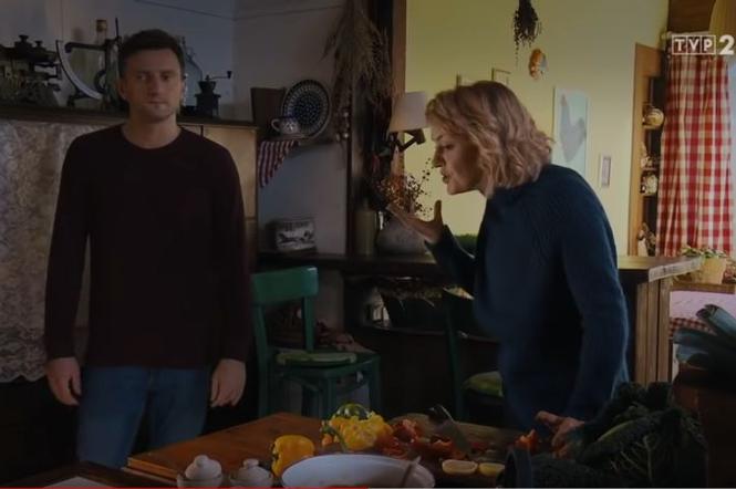 M jak miłość, odc. 1427. Ula (Iga Krefft), Bartek (Arkadiusz Smoleński)