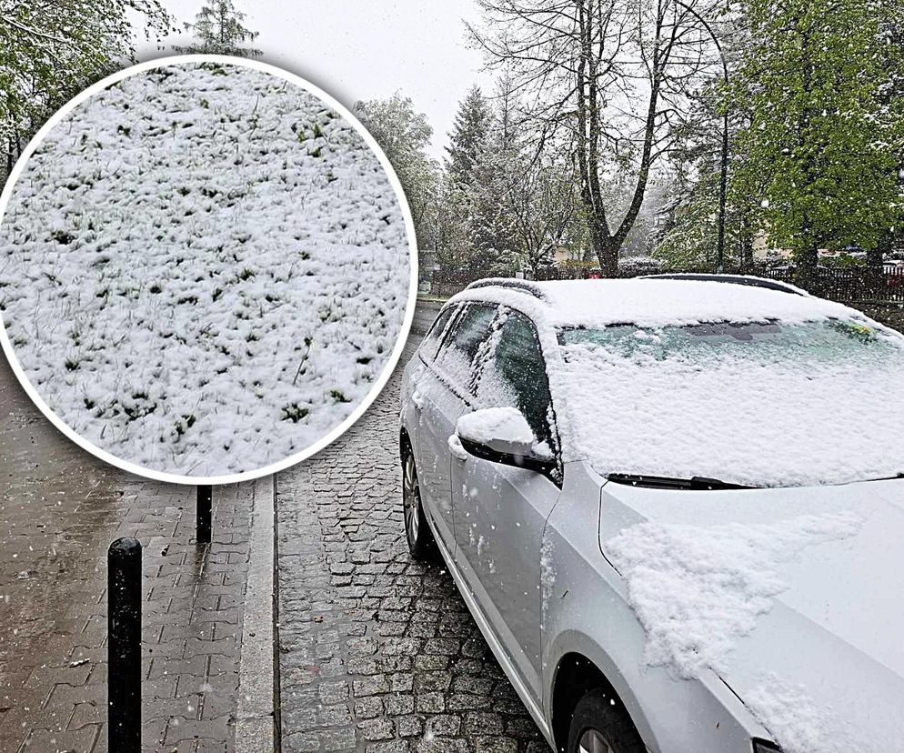 Atak zimy w maju. Śnieg w Zakopanem