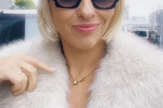 M jak miłość. Dorota (Iwona Rejzner) na planie