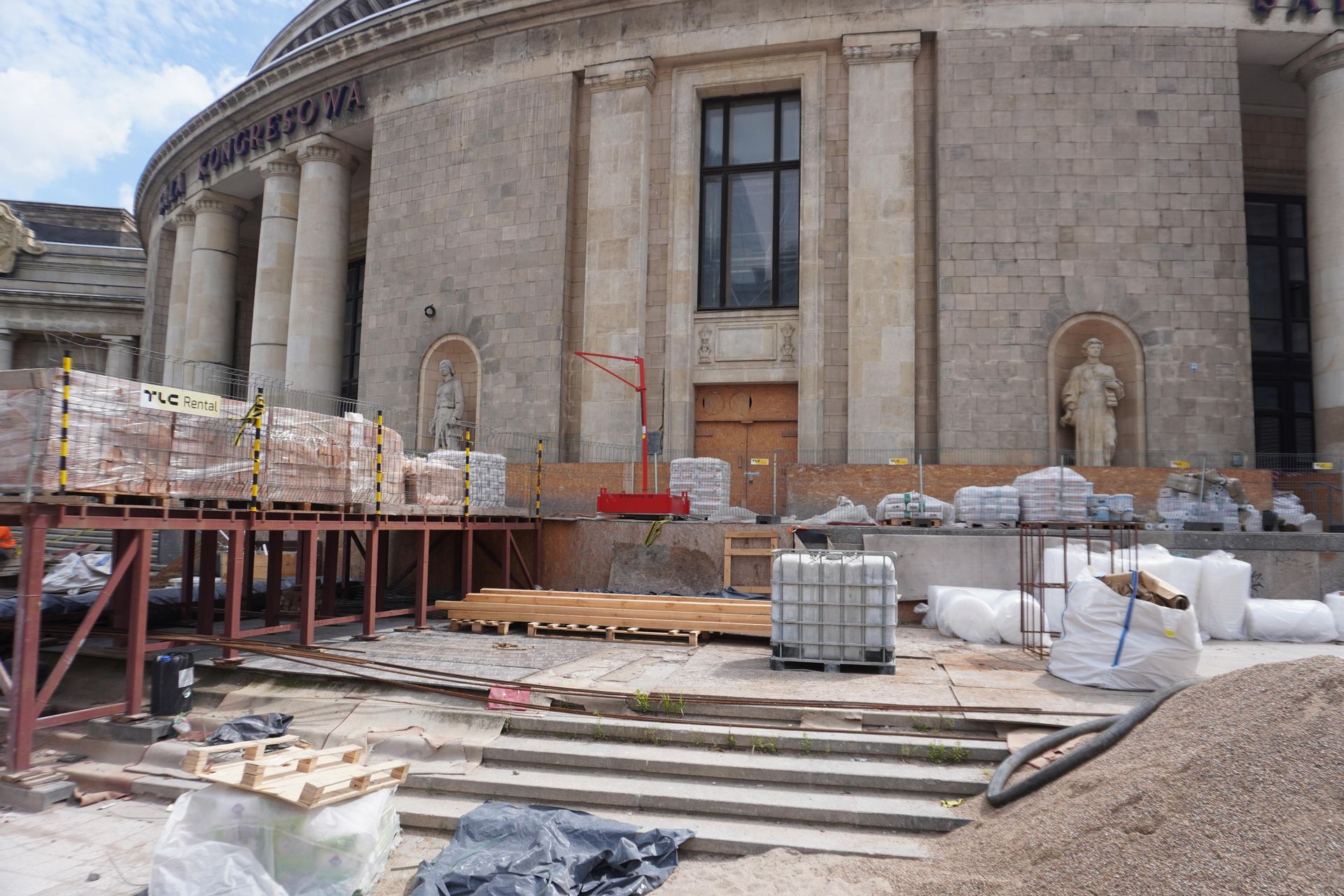 Sala Kongresowa znajduje się obecnie w remoncie