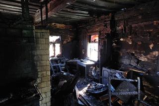 Rudawka: Tragiczny pożar przy granicy z Białorusią. Mężczyzna nie żyje