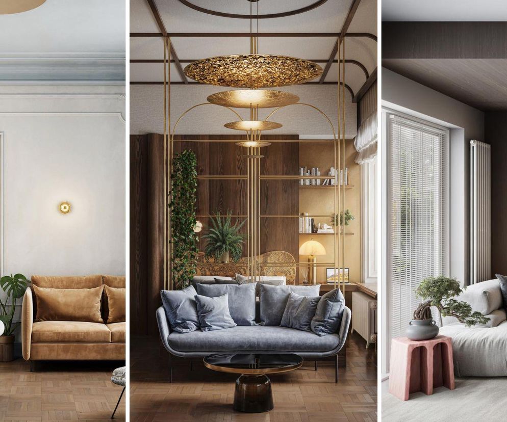 Trzy wnętrza w różnych stylach w jednej kamienicy: modern classic, art deco i modern