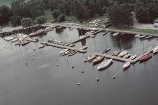 Szczecin z lotu ptaka w latach 80. XX wieku