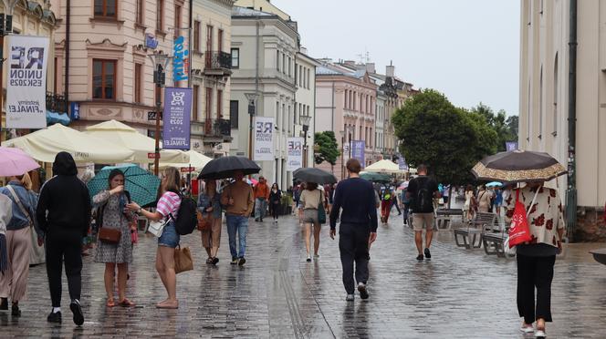 Fatalna pogoda w Lublinie! Miał być upał, a jest zlewa [GALERIA]