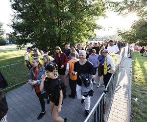 Koncert Justina Timberlake'a w Warszawie - fani pod PGE Narodowym