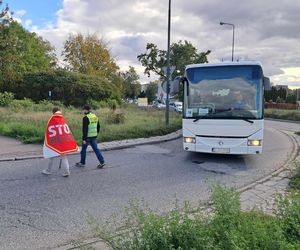 Protest mieszkańców Młynka