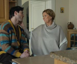 Barwy szczęścia odc. 3204. Józefina Rawiczowa (Elżbieta Jarosik), Cezary (Marcel Opaliński)