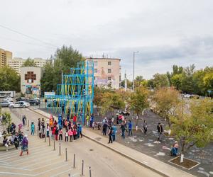 Plac zabaw w Astanie projektu Jakuba Szczęsnego