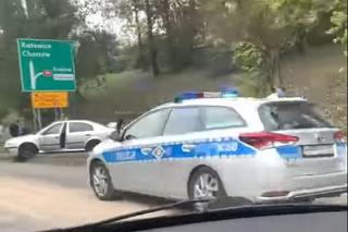 Zderzenie pięciu aut na obwodnicy Piekar Śląskich. Trzy kolizje jedna po drugiej