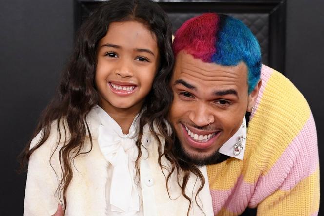 Chris Brown z córką Royalty
