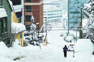 Zima zaskoczyła nawet Alaskę