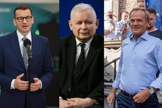 Mateusz Morawiecki, Jarosław Kaczyński, Donald Tusk