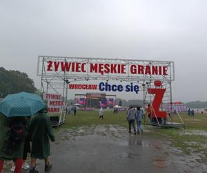 Męskie Granie 2024 we Wrocławiu. Ulewny deszcz i błoto nie przeszkadzały w dobrej zabawie. Tańczyliśmy w błocie z uśmiechem na ustach [RELACJA, ZDJĘCIA]