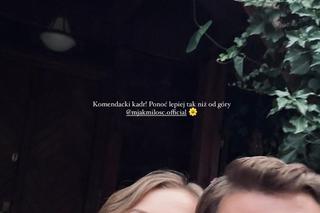 	M jak miłość nowy sezon na planie. Natalka (Dominika Suchecka), Adam Karski (Patryk Szwichtenberg)