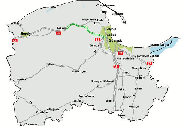 Wśród największych, planowanych inwestycji drogowych na Pomorzu jest Trasa Kaszubska, która połączy Gdynię z Lęborkiem.